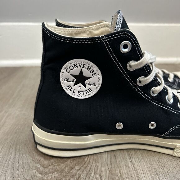 Converse Chuck Taylor All Star 70 Shoes High Top M9.5 W11.5 Black Sneakers - Picture 2 of 13